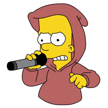 bart-simpson-JAMMIN DJ Sticker