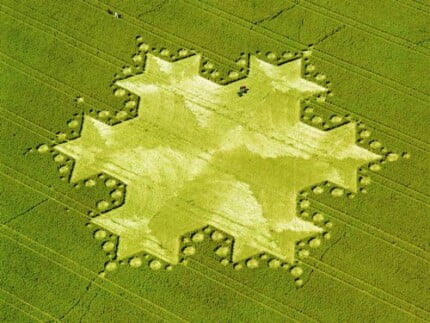 Crop Circles Adhesive Wall Decals 05