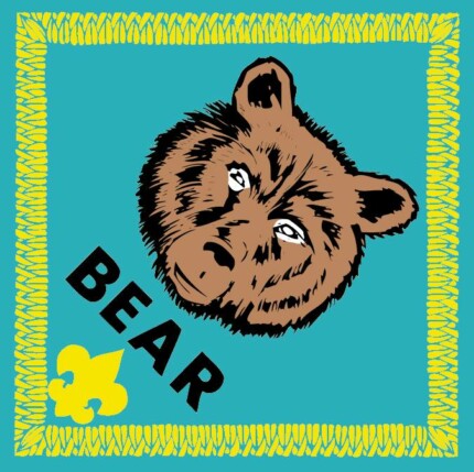 CUB SCOUT PATCH STICKER BEAR