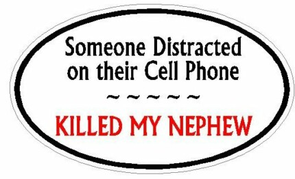 DISTRACTED DRIVER OVAL - Nephew