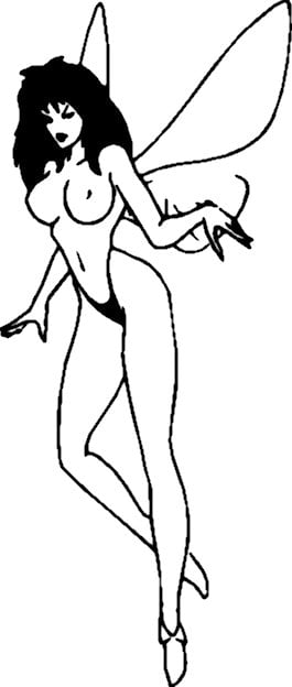 Fairy Fairies Car or Wall Vinyl Decal Stickers 08