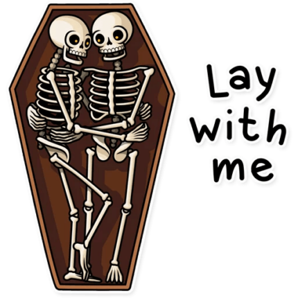 friendly death_grim reaper sticker 6