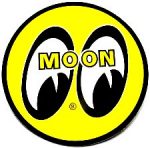 Moon funny color auto sticker