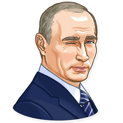 president vladimir putin political sticker 19