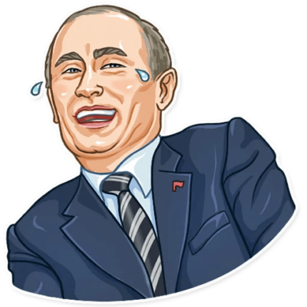 president vladimir putin political sticker 1