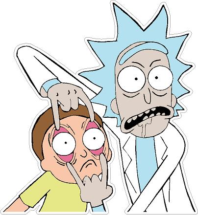 Rick and Morty Decal