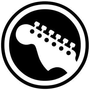 Rock Band Guitar Vinyl Diecut Vinyl Decal 