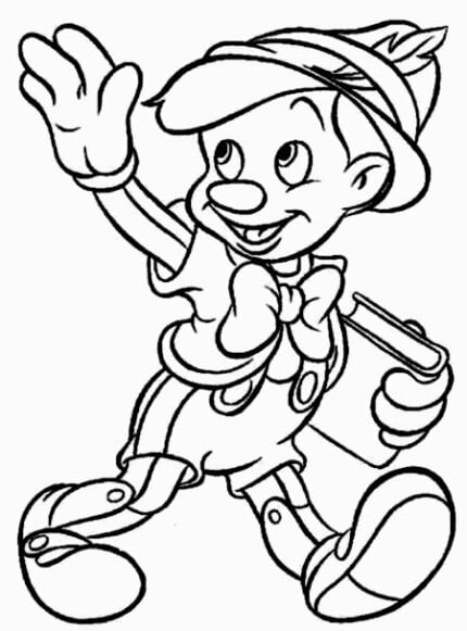 Pinocchio Diecut Decal