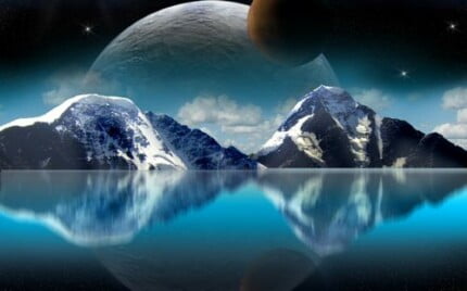 3D Space and Stars Wall graphics 25