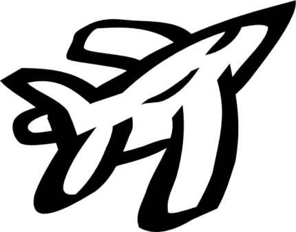 Aircraft Clipart Diecut Decal 01