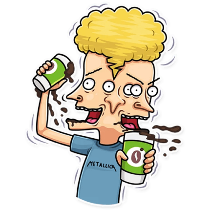 beavis and butthead mtv funny cartoon sticker_8
