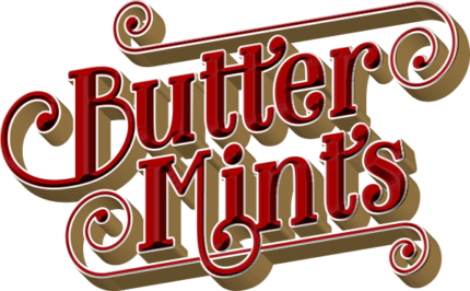 BUTTER MINTS CANDY LOGO