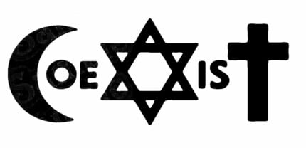 Coexist Band Vinyl Decal Sticker