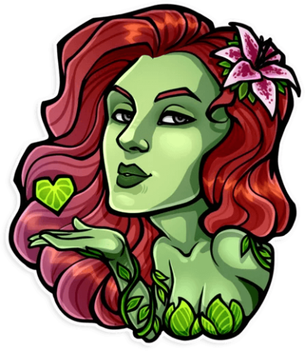 dc comics marvel comics sticker 19