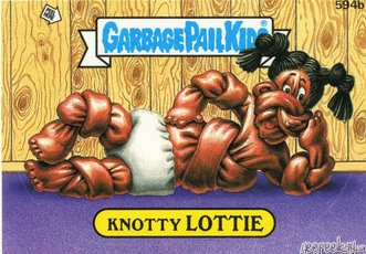 Knotty LOTTIE Funny Decal Name Sticker