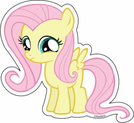 my little pony yellow sticker