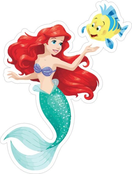 ARIEL LITTLE MERMAID STICKER 2