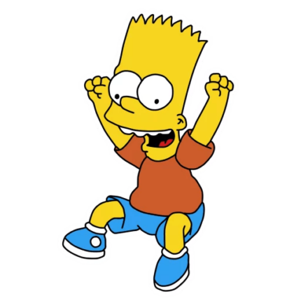 bart-simpson-HAPPY DANCE Sticker