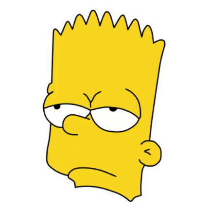 bart-simpson-HEAD Sticker