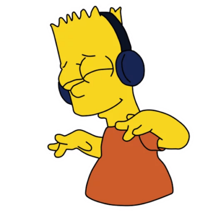 bart-simpson-JAMMIN Sticker