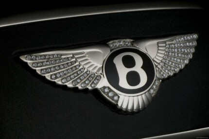 bentley iced out emblem rectangle sticker