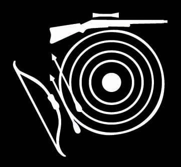 Bow and Rifle Target Vinyl Hunting Sticker