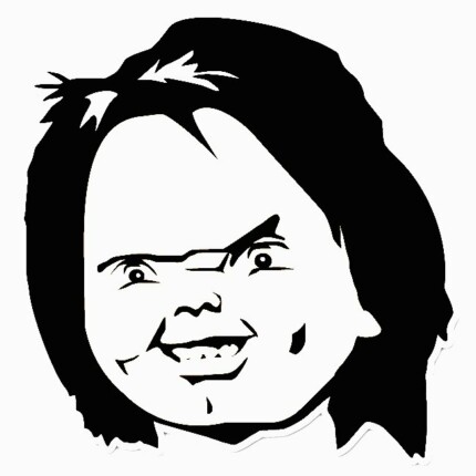 CHUCKY DECAL 3