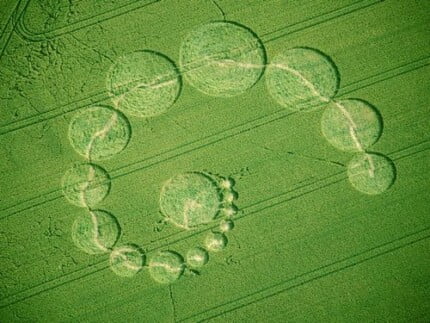 Crop Circles Adhesive Wall Decals 07