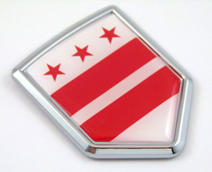 District of Colombia crest 3D Chrome Emblem