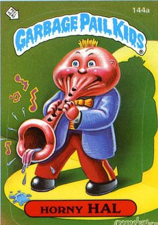 Horny HAL Funny Sticker Name Decal