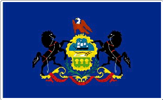 Pennsylvania State Flag Decal