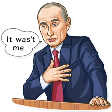 president vladimir putin political sticker 26