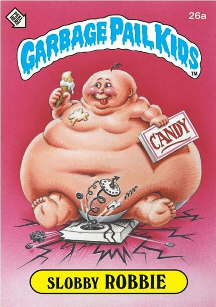 Slobby ROBBIE Funny Sticker Name Decal