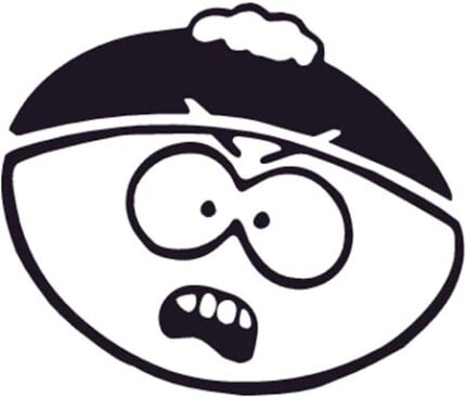 South Park Decal Cartman Head