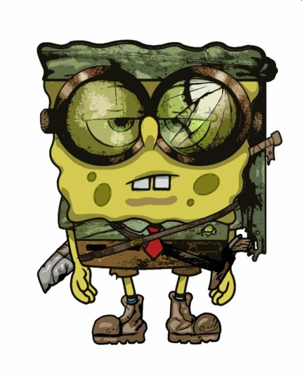 spongebob apocalypse sticker