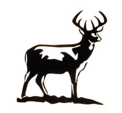 Standing Buck Vinyl Car Decal