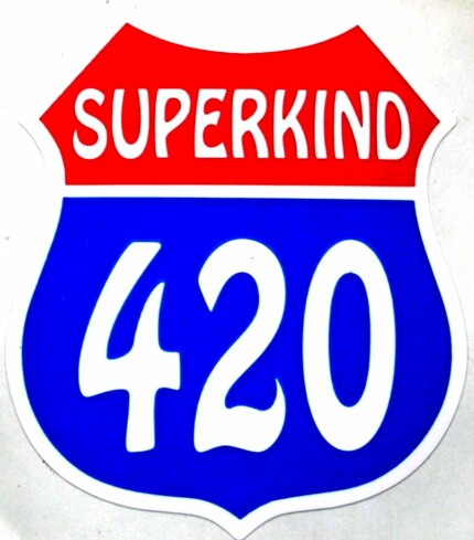 420 Superkind Weed Sticker
