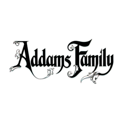 Addams Family Logo Sticker