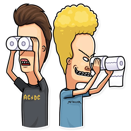 beavis and butthead mtv funny cartoon sticker_30