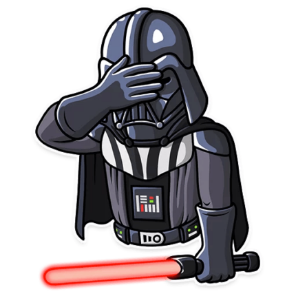 darth vader come to the dark side sticker 30