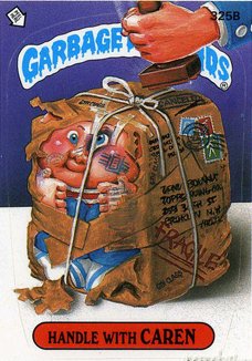 Handle With CAREN Funny Sticker Name Decal