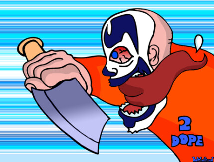 Insane Clown Posse 4 Color Band Sticker