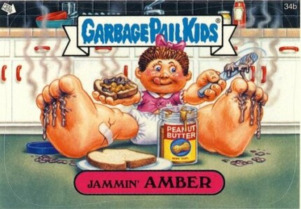 Jammin AMBER Funny Sticker Name Decal