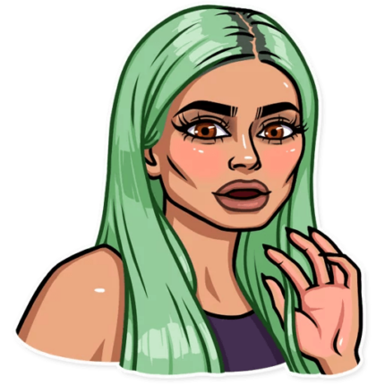 kardashian family_celebrity sticker 3