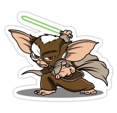 Shop Master Mogwai star wars sticker