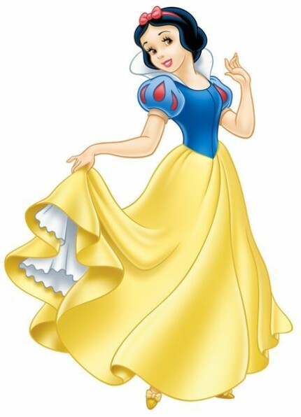 SNOW WHITE DANCE color cartoon sticker