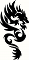 tribal dragon 22 Diecut Decal