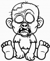 zombie baby funny scary sticker 22