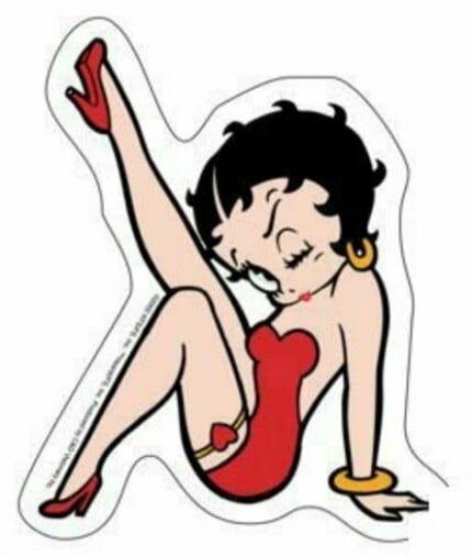 Betty Boop Decals Color 1