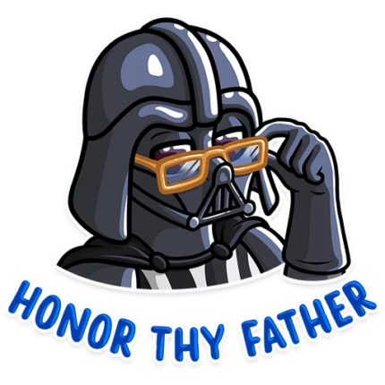 darth vader come to the dark side sticker 20
